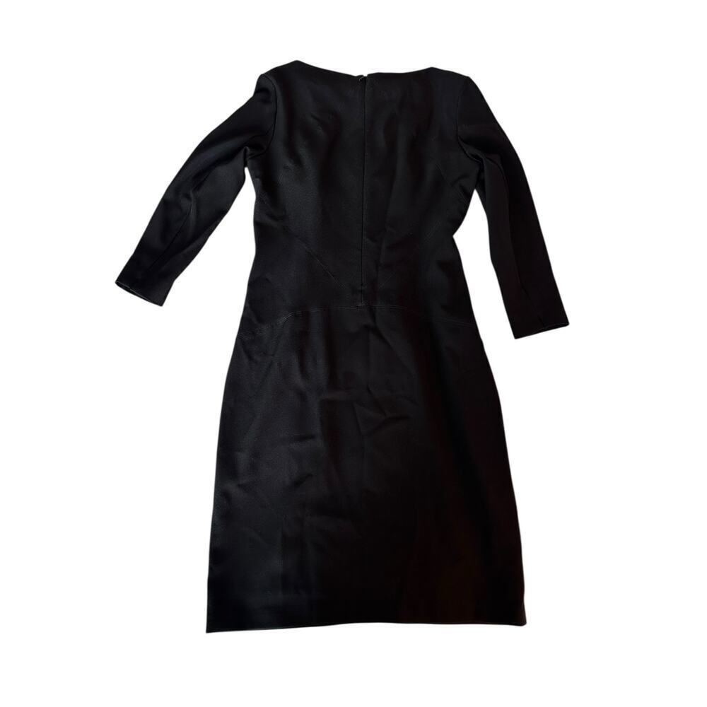 MM. LaFleur Women's Black 3/4 Sleeve Shift Dress Size 8